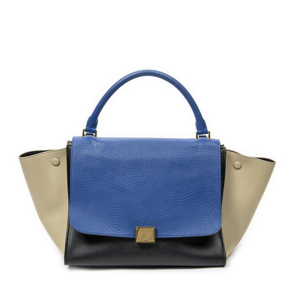 Celine Medium Tricolor Trapeze